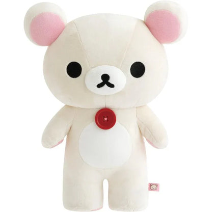 SAN-X | Rilakkuma Korilakkuma Plush Doll Contains glass pellets 310×240×150mm (Smile Standing)