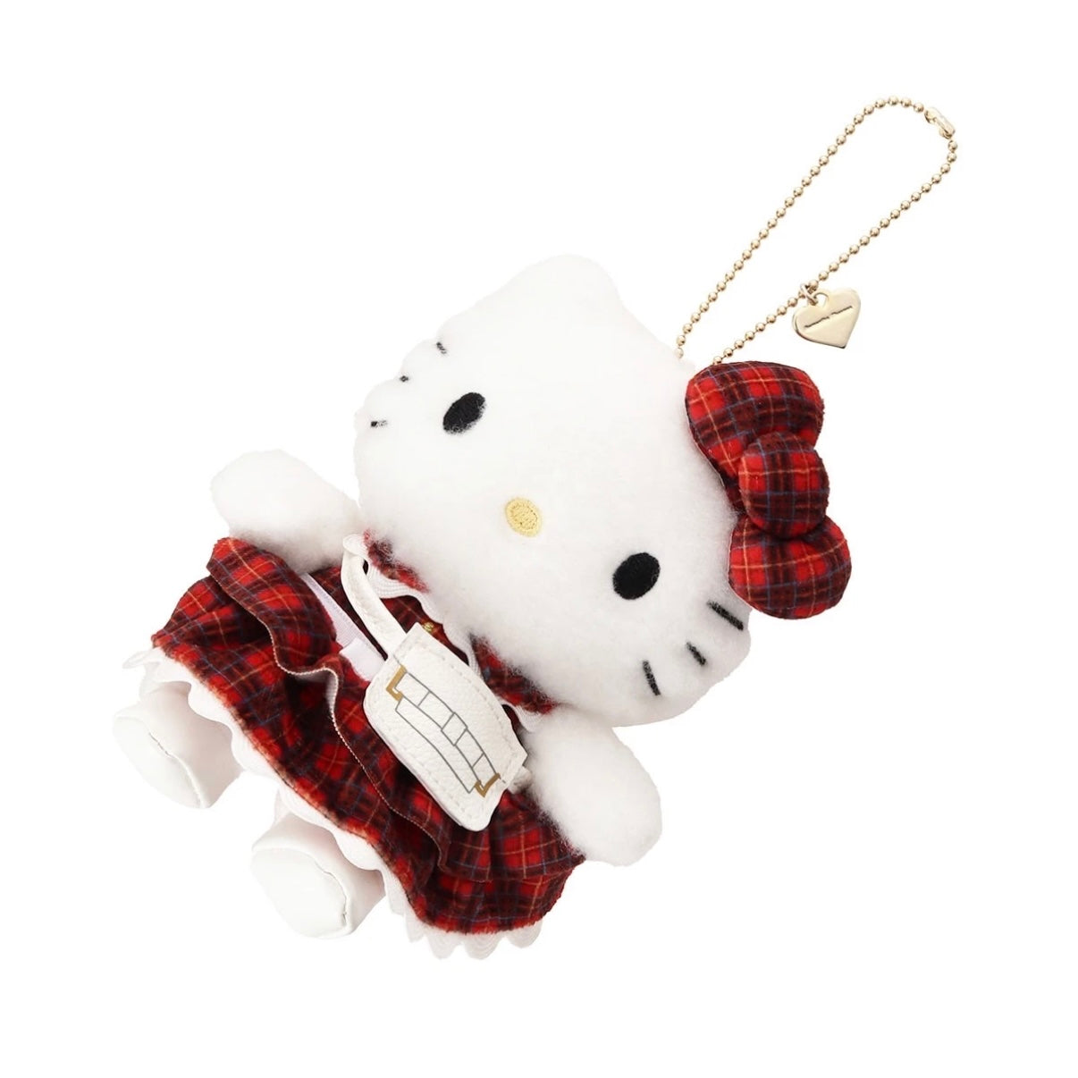 Samantha Thavasa x Hello Kitty | Mascot Holder Bag Charm Plush Keychain (White)