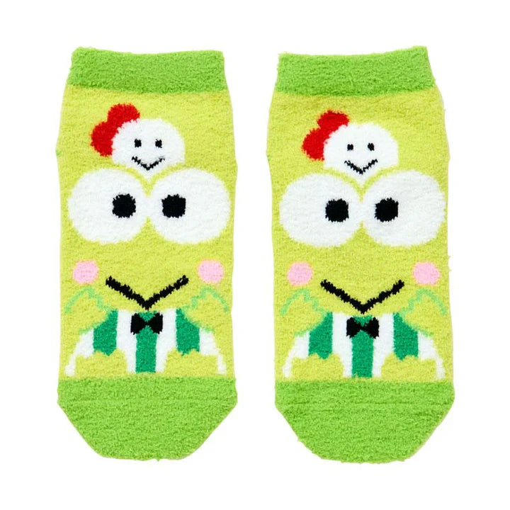 SANRIO | Keroppi Socks Mokomoko Fluffy 23-25cm