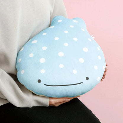 SAN-X | Super Mochi Soft Plush Doll 340×300×130mm (Jinbesan and Donut Island)