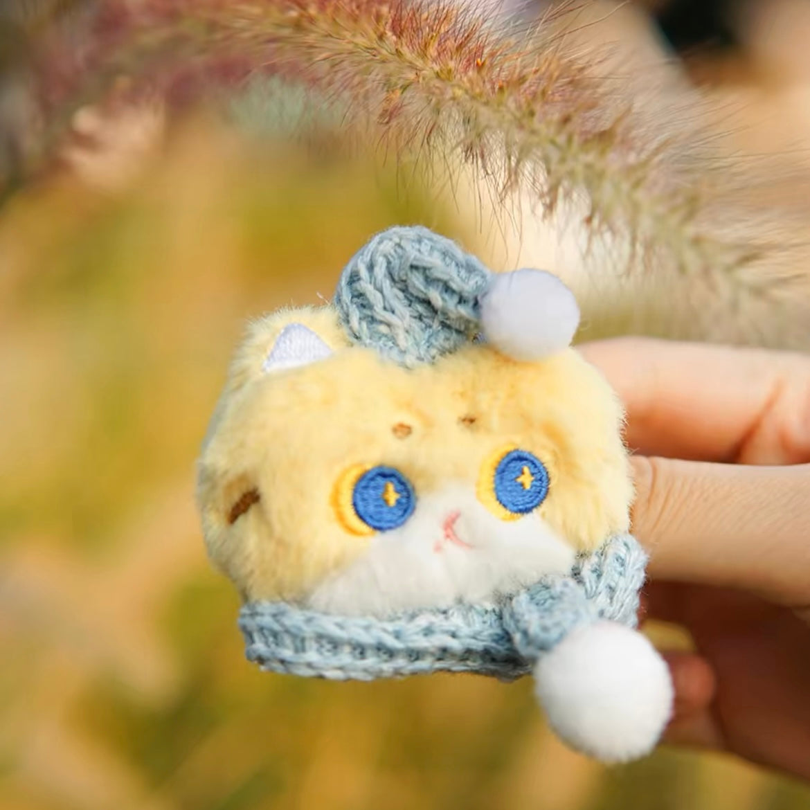 Mewji♡Cat Mascot Brooch 妙吉猫 毛绒猫咪造型胸针 配饰