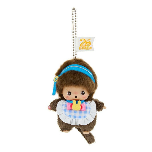 Monchhichi | Sekiguchi Bebichhichi Mascot Holder Plush KeyChain 13×6.5×7cm (20th Annoversary)