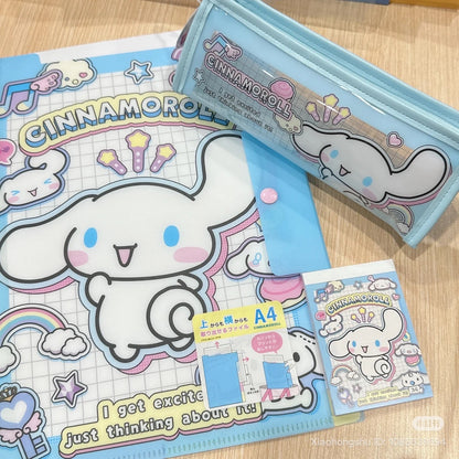 SANRIO | Cinnamoroll A4 Pocket File with Top and Side Access 225 x 315 mm
