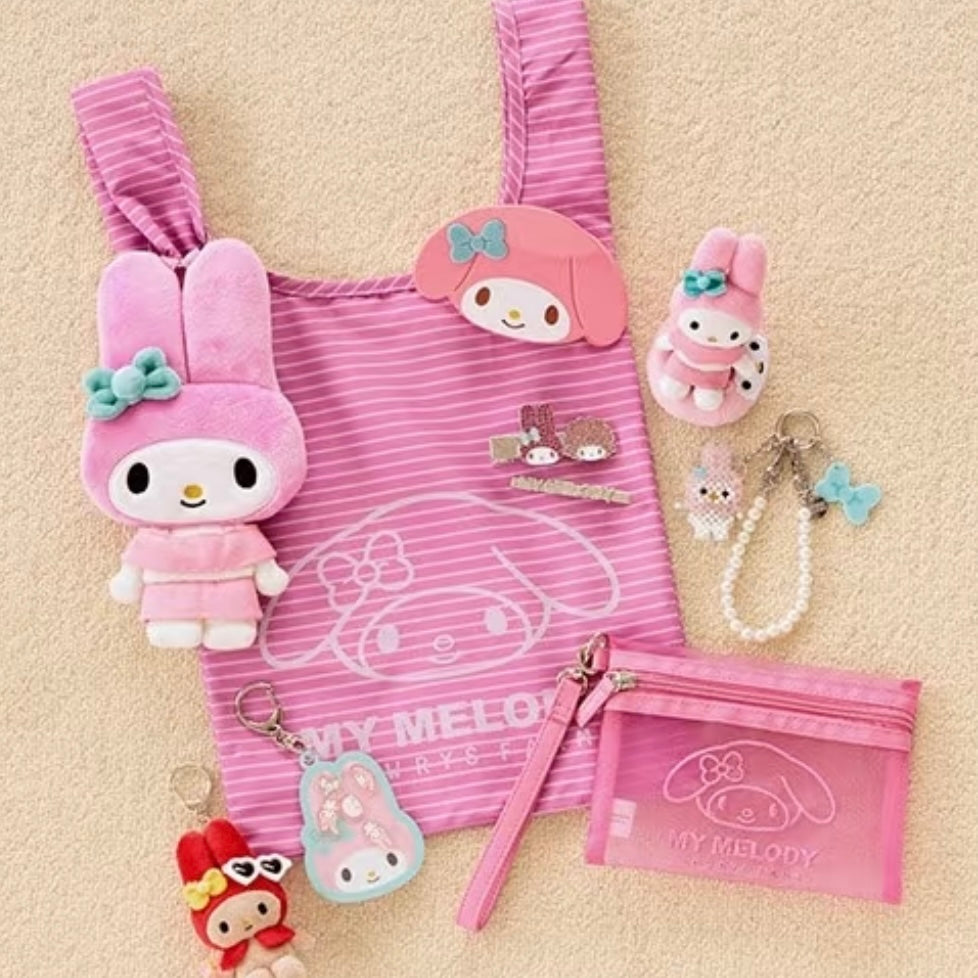 Me% x Sanrio My Melody | Foldable Eco-Bag & Keychain