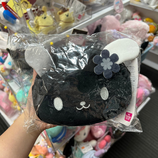 SANRIO x Avail | Usahana Plush Pouch (Black & White)