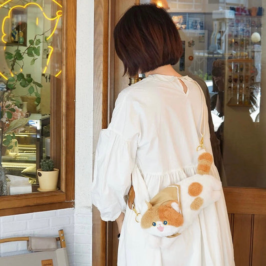 Mewji Fluffy Shoulder Bag(Wh)