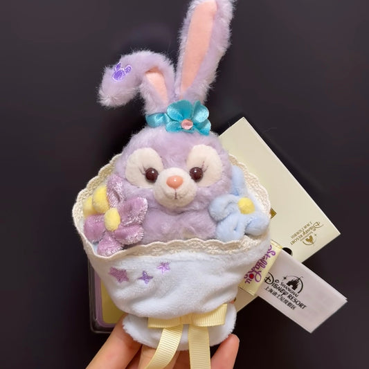 DISNEY | SHANG HAI DisneyLand StellaLou Mascot Holder Bag Charm Keychain (Duffy and Friends Mini Bouquet)
