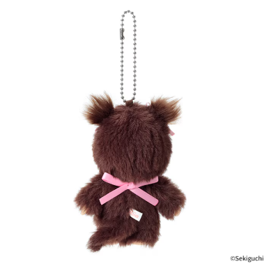 【Limit 1】Monchhichi | Bebichhichi Mascot Holder Bag Charm Keychain 120x90x50mm (Girl)