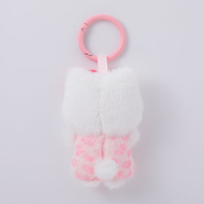 SANRIO | Hello Kitty Leopard Print Heart Fluffy Chibi Friends Mini Mascot 70mm Approx.