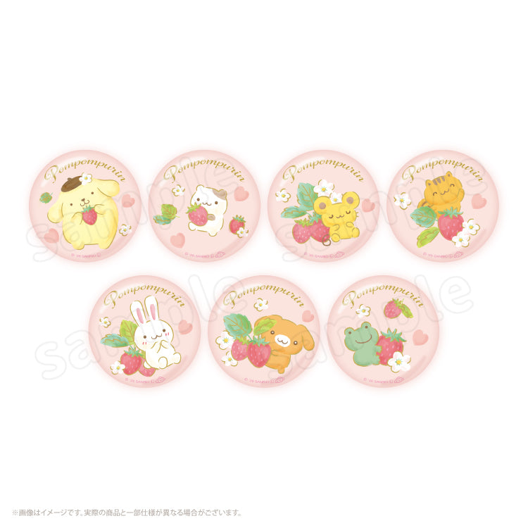 SANRIO | Pompompurin Trading Can Badges Blind Box Secret 57mm (Strawberry Friends)