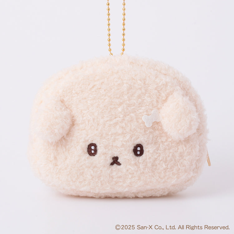 SAN-X | Ishiyowa-chan/Ishiyowachan Plush Pouch with Ballchain H120×W100×D30mm