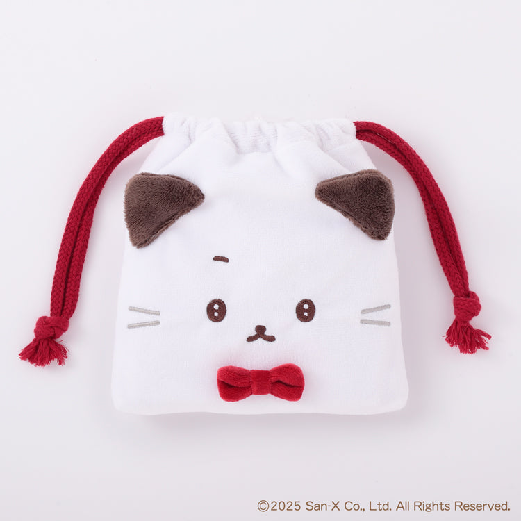 SAN-X | Ishiyowa-chan/Ishiyowachan Ishiyowachan Drawstring Pouch Bag H150×W150×D25mm