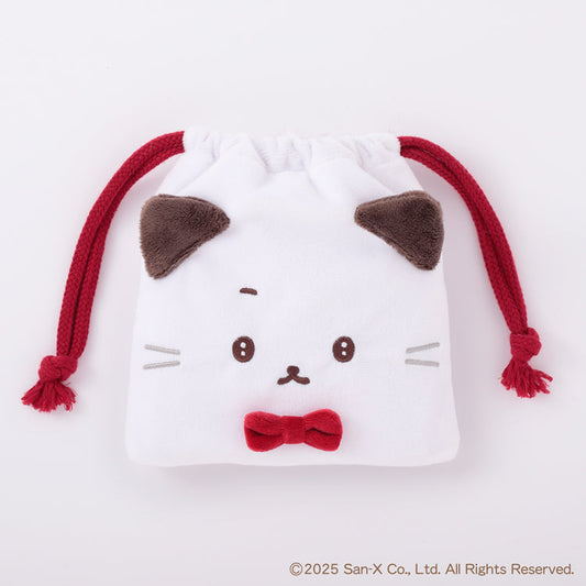 SAN-X | Ishiyowa-chan/Ishiyowachan Ishiyowachan Drawstring Pouch Bag H150×W150×D25mm