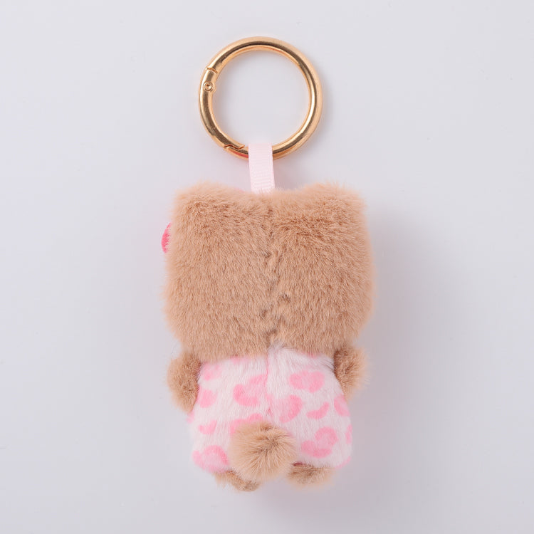 SANRIO | Hello Kitty Fluffy Stylish Mini Mascot 70mm Approx. (Tan Pink)