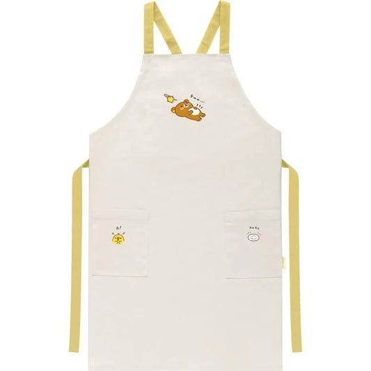 SAN-X | Korilakkuma & Rilakkuma Apron with 2 Pockets 800×510mm (Stay With Me)