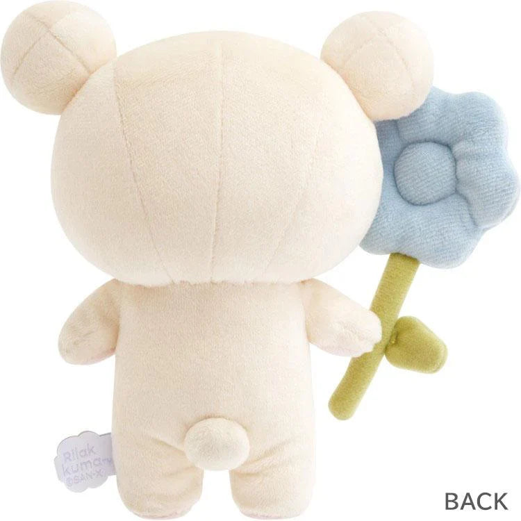 San-X | Korilakkuma Plush Toy Plush Doll 170×180×85mm (Basic Rilakkuma Flower)