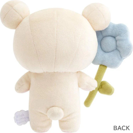 San-X | Korilakkuma Plush Toy Plush Doll 170×180×85mm (Basic Rilakkuma Flower)