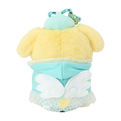 SANRIO | Pompompurin Pom Pom Purin Plush Mascot Holder Keychain Bag Charm 115×65×130mm (Sparkling Wish)