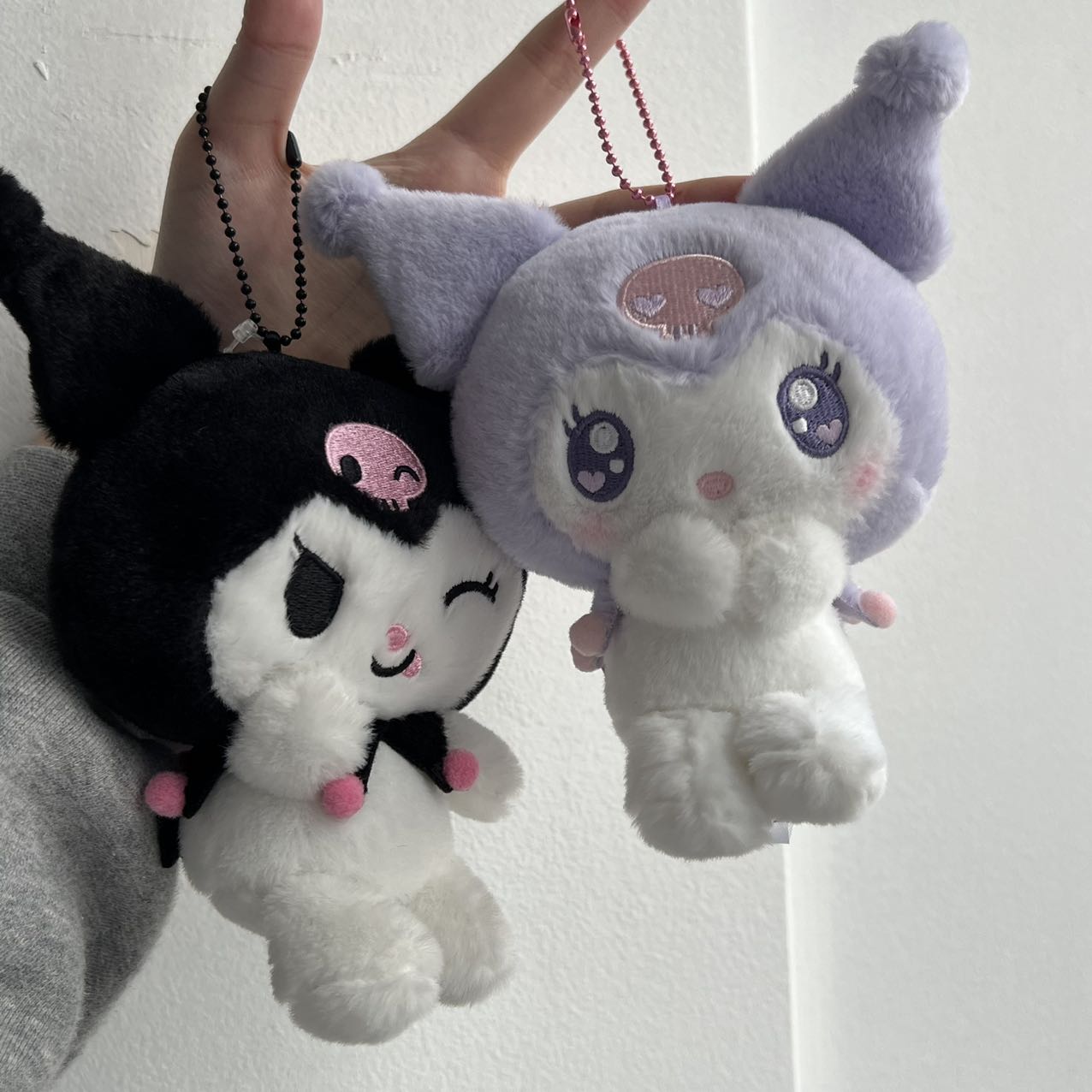Sanrio | Iroiro Face Tehepero Plush Toys/Keychain /// Purple-Keychain 14*13*7Cm