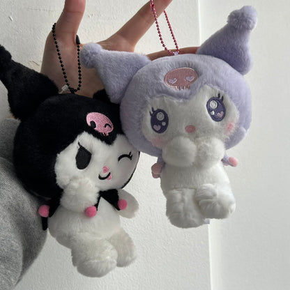 Sanrio | Iroiro Face Tehepero Plush Toys/Keychain /// Purple-Keychain 14*13*7Cm