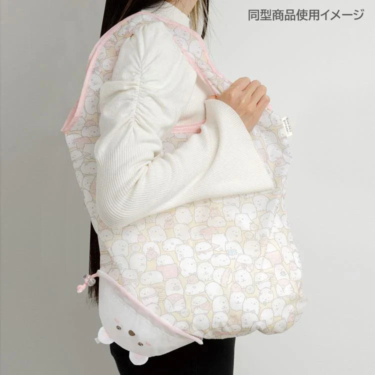 SAN-X | Sumikko Gurashi Ecoron Neko Cat Eco Bag 575 x 370 mm (Rolled up for storage No folding required)
