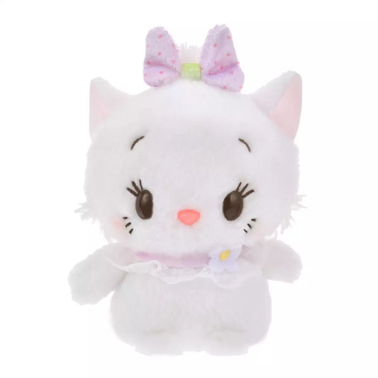 DISNEY | Marie Cat Urupocha-chan Plush Doll H12×W12.5×D8cm (STRAWBERRY COLLECTION)