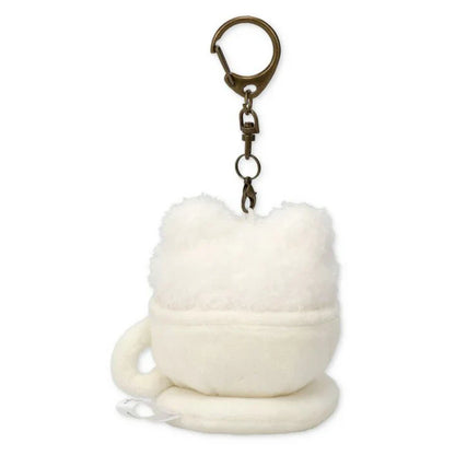 Pickles the Frog | Plush Keychain Bag Charm 75×80×70mm (Always Coffee Latte Art)