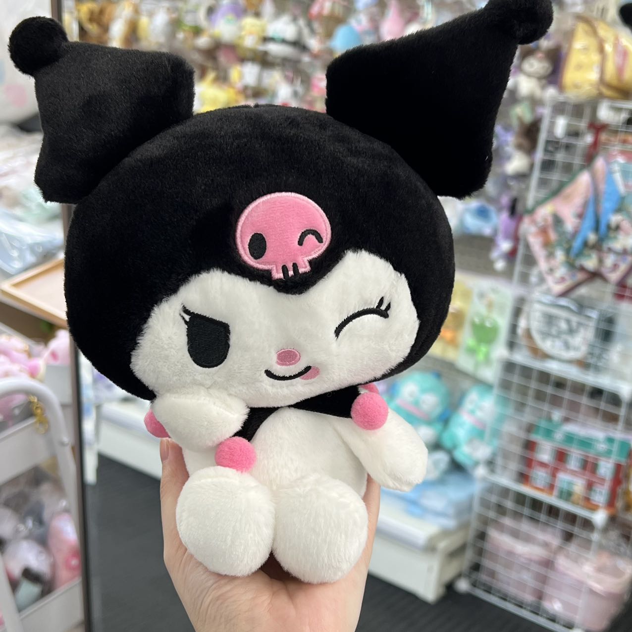 Sanrio | Iroiro Face Tehepero Plush Toys/Keychain /// Wink-Plush Doll 14*13*7Cm