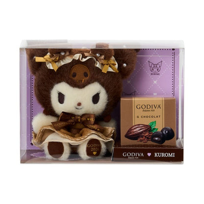 Godiva x Sanrio | Kuromi Plush Keychain & Dark Chocolate