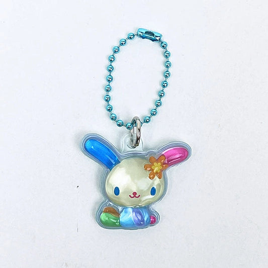 SANRIO | Usahana Plump Ball Chain Keychain Die-Cut Mascot 34x24x7mm