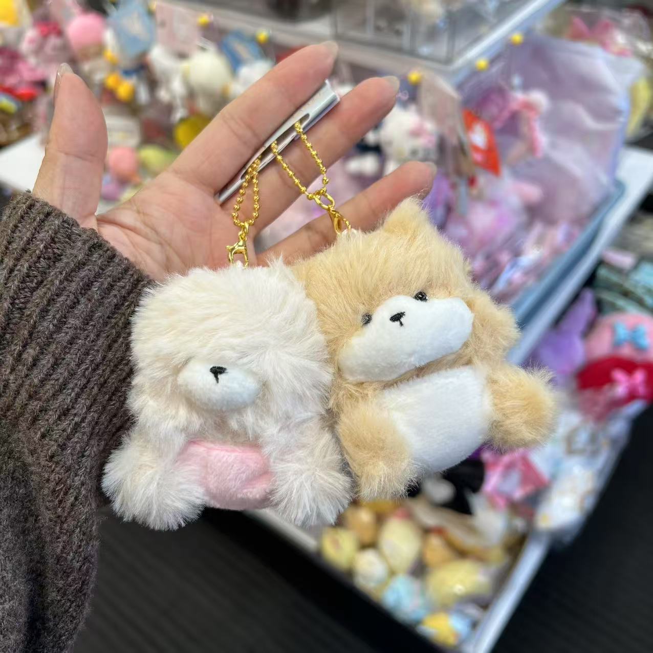 CRUX | Plush Keychain with Magnet set W115×H150×D80mm (Pomeharu & Pomoro)