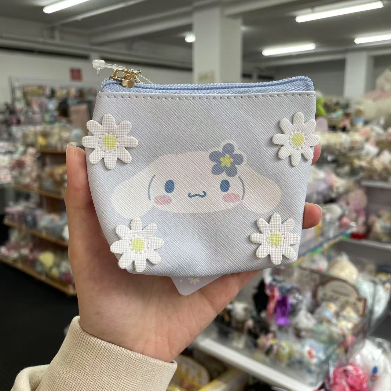SANRIO | Cinnamoroll Mini Zipper Pouch (Daisy)