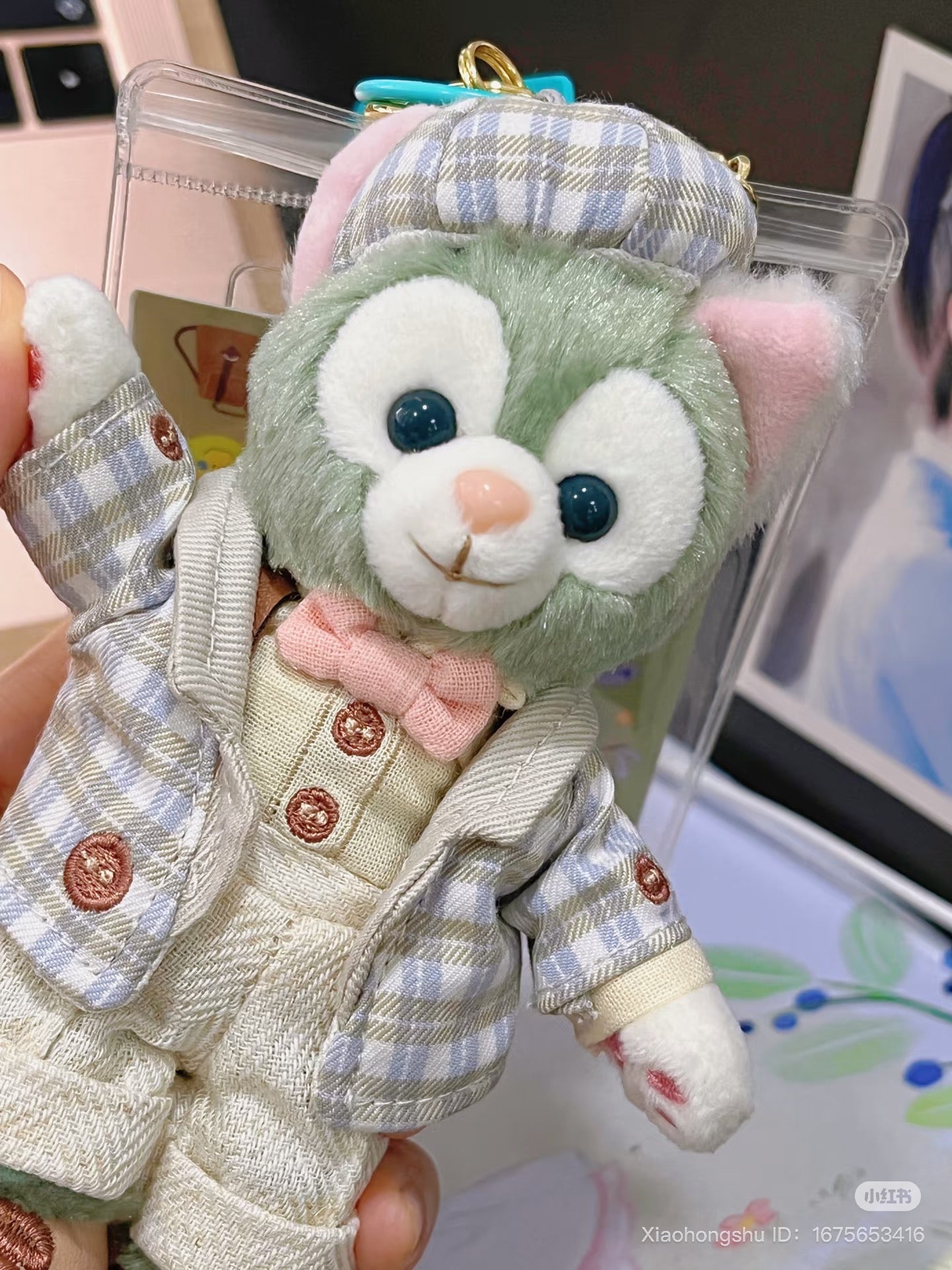 DISNEY | Shang Hai Disney GelaToni Mascot Holder Plush Keychain Bag Charm (Let’s Learn with Duffy and Friends)