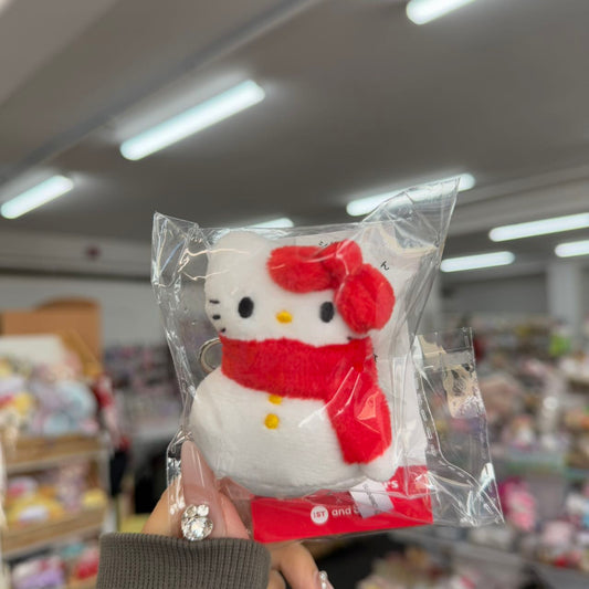 Me% X Hello Kitty | Mascot Holder Keychain 13Cm (Snowman)