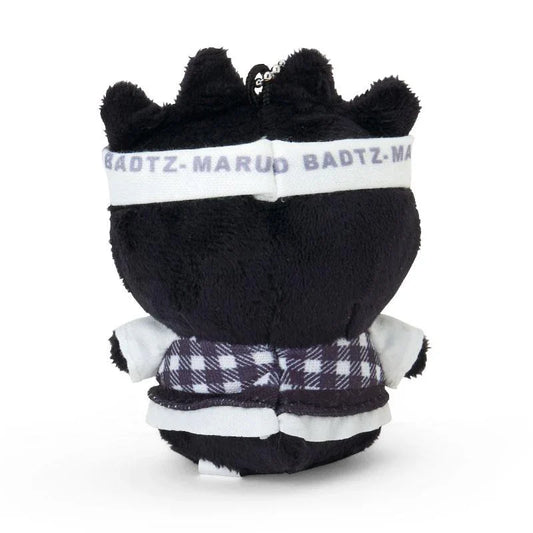 SANRIO | Bad badtz-maru Mascot Holder Plush Keychain 5.0 x 7.9 x 13.5cm (Monotone)