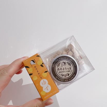 Yojiyayuzu Aroma Wood & Oil Set +