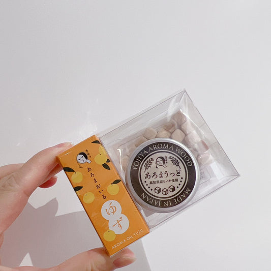 Yojiyayuzu Aroma Wood & Oil Set +