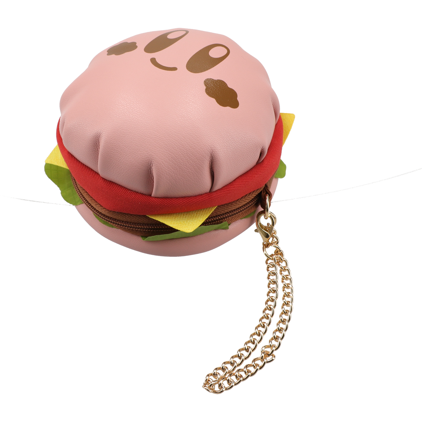 Kirby | Kirby Burger Pouch Keychain 105Mm×H100Mm