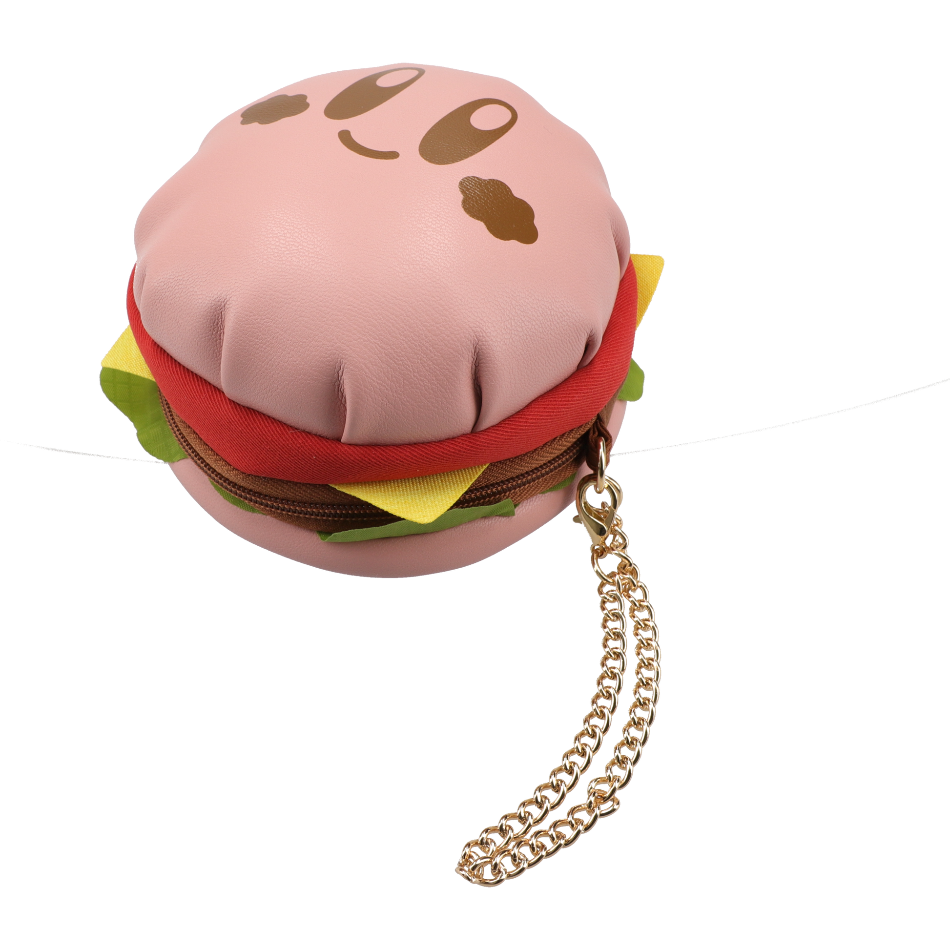 Kirby | Kirby Burger Pouch Keychain 105Mm×H100Mm
