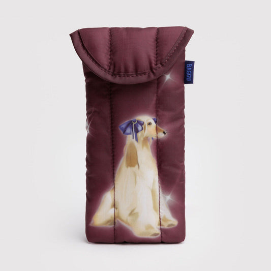 Baggu Puffy Glasses Sleeve (Fancy Dogs)