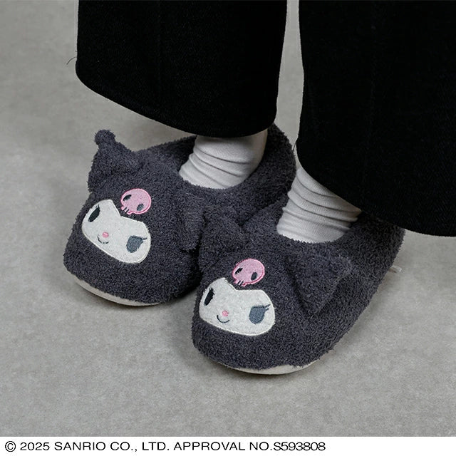 SANRIO | Kuromi Room Shoes Marshmallow Design Free Size 22-24cm