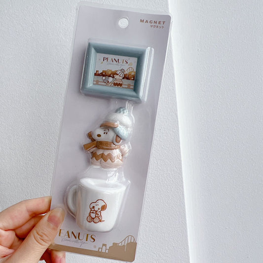 Usjpeanuts Snoopy Warm With You Magnet Set