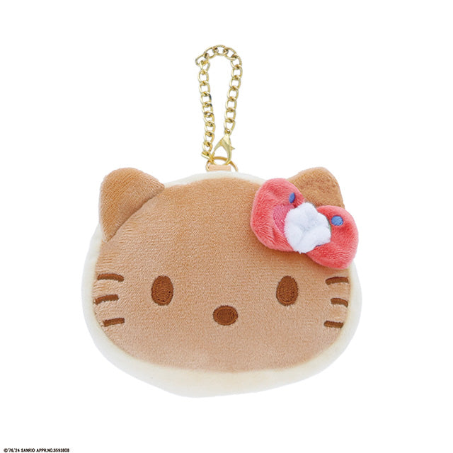 SANRIO | Hello Kitty Mini Pouch Die-Cut Pouch Bag Charm Keychain H8.5 x W11 x D4cm (Pancake)