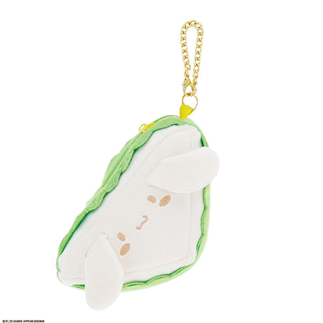 SANRIO | Cinnamoroll Mini Pouch Die-Cut Pouch Bag Charm Keychain H10 x W10 x D5cm (Sandwich)