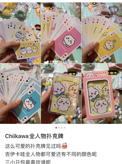 Chiikawa | Chiikawa Usagi Hachiware Playing Cards Games 54 Playing Cards + 2 Spare