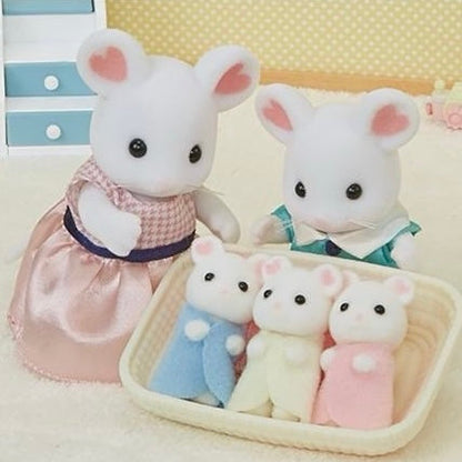 【Jp】Sylvanian Families | Marshmallow Mouse Triplets