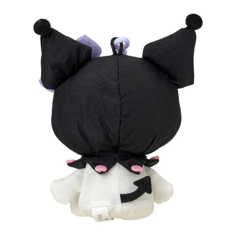 SANRIO | Kuromi Mascot Holder Plush Keychain 10cm x 9cm x 12cm (Fluffy Kids/Fuwasha Kids)