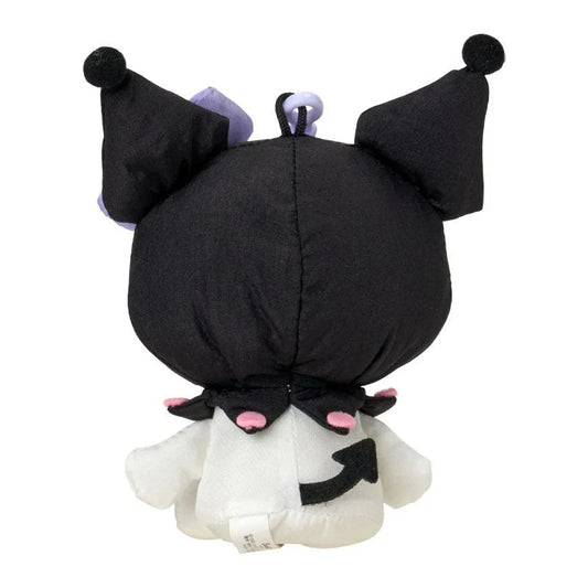 SANRIO | Kuromi Mascot Holder Plush Keychain 10cm x 9cm x 12cm (Fluffy Kids/Fuwasha Kids)