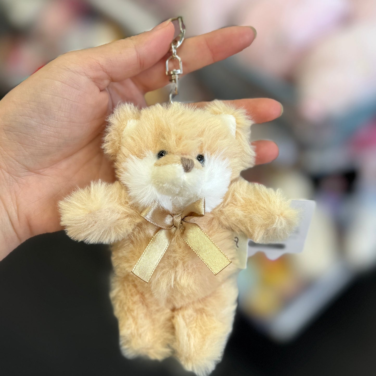 STREAM | TWIN Animal Mascot Holder Plush Keychain 13cm Approx. (Bear)