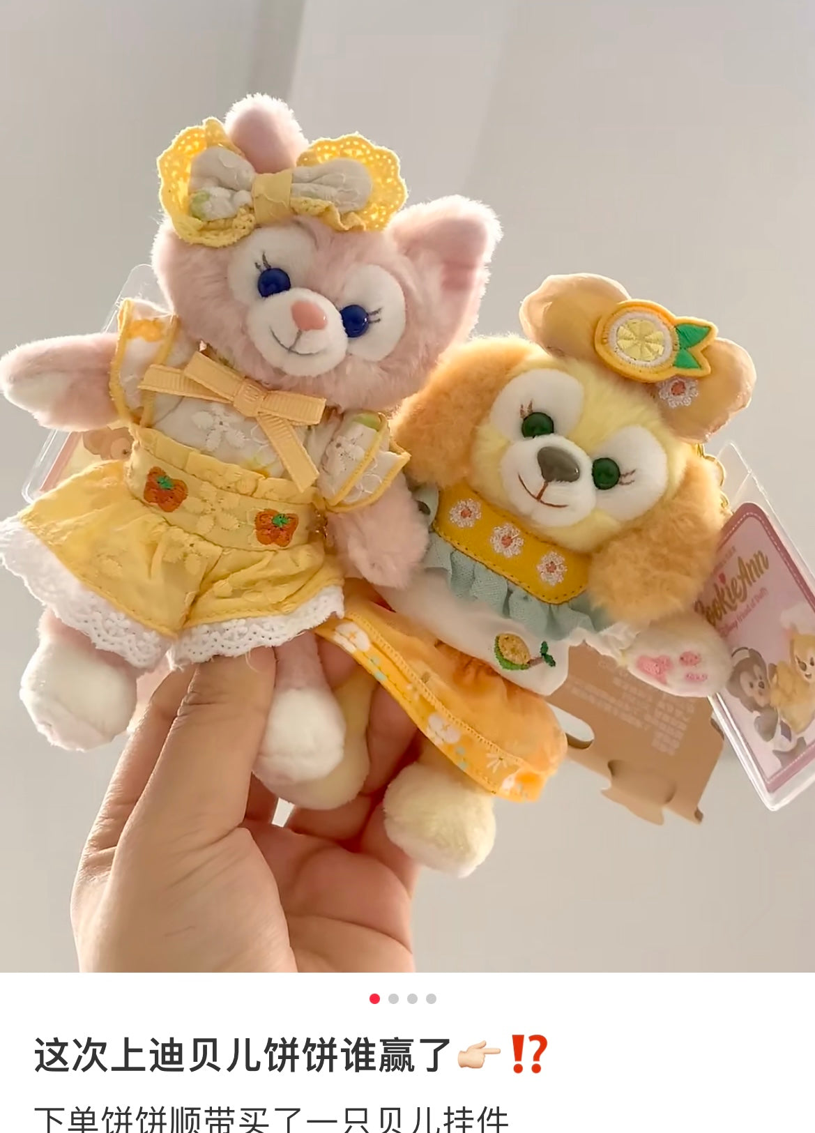 Disney | Shang Hai Disneyland Mascot Holder Plush Keychain (Duffy And Friends Summer Collection)